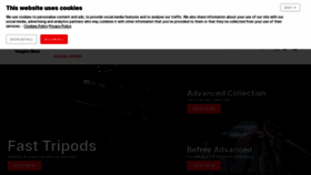 What Manfrotto.co.uk website looked like in 2023 (1 year ago)