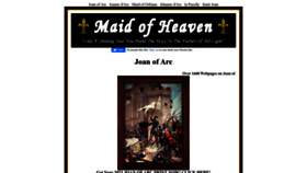 What Maidofheaven.com website looked like in 2023 (1 year ago)