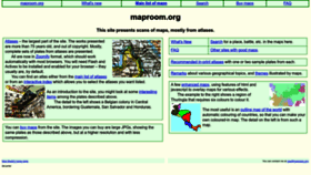 What Maproom.org website looked like in 2023 (1 year ago)