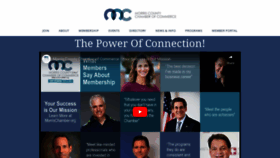 What Morrischamber.org website looked like in 2023 (1 year ago)
