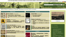 What Manioc.org website looked like in 2023 (1 year ago)