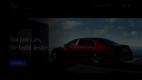 What Mercedes-benz.co.in website looked like in 2023 (1 year ago)