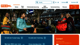 What Mee.nl website looked like in 2023 (1 year ago)