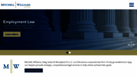 What Mitchellwilliamslaw.com website looked like in 2023 (1 year ago)