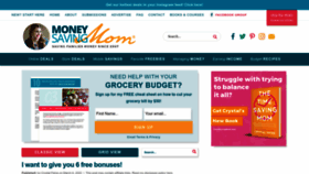 What Moneysavingmom.com website looked like in 2023 (1 year ago)