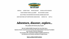 What Montereybaykayaks.com website looked like in 2023 (1 year ago)