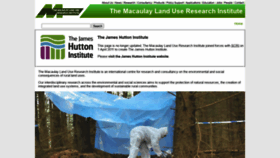 What Macaulay.ac.uk website looked like in 2023 (2 years ago)