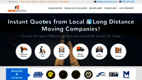 What Moverjunction.com website looked like in 2023 (2 years ago)