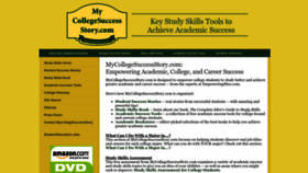 What Mycollegesuccessstory.com website looked like in 2023 (1 year ago)