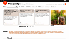 What Makupalat.fi website looked like in 2023 (1 year ago)