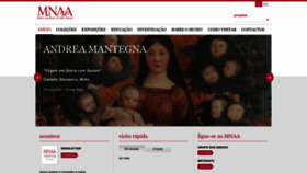 What Museudearteantiga.pt website looked like in 2023 (1 year ago)