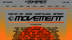 What Movement.us website looked like in 2023 (1 year ago)