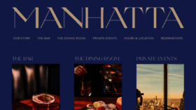 What Manhattarestaurant.com website looked like in 2023 (1 year ago)