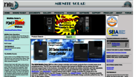What Midnitesolar.com website looked like in 2023 (1 year ago)