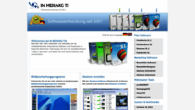 What Mediakg.de website looked like in 2023 (1 year ago)