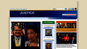 What Mainjustice.com website looked like in 2023 (1 year ago)