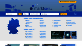 What Marktcom.de website looked like in 2023 (1 year ago)