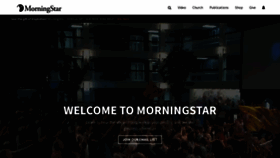 What Morningstarministries.org website looked like in 2023 (1 year ago)