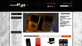 What Musictoyz.com website looked like in 2023 (1 year ago)