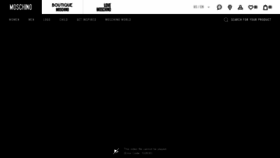 What Moschino.com website looked like in 2023 (1 year ago)