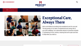 What Medivet.co.uk website looked like in 2023 (1 year ago)