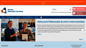 What Mathematik.de website looked like in 2023 (1 year ago)