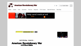 What Myrevolutionarywar.com website looked like in 2023 (2 years ago)