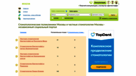 What Moszub.ru website looked like in 2023 (1 year ago)