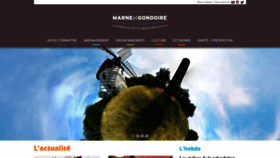What Marneetgondoire.fr website looked like in 2023 (1 year ago)