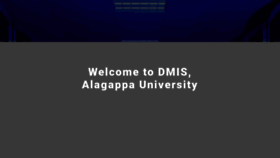 What Mis.alagappauniversity.ac.in website looked like in 2023 (1 year ago)