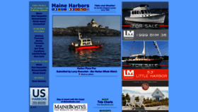 What Maineharbors.com website looked like in 2023 (1 year ago)