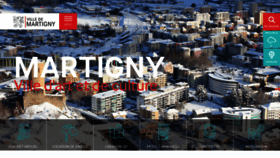 What Martigny.ch website looked like in 2023 (1 year ago)