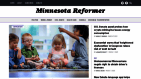 What Minnesotareformer.com website looked like in 2023 (2 years ago)