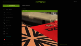 What Memedroid.com website looked like in 2023 (1 year ago)