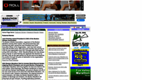 What Marathonguide.com website looked like in 2023 (1 year ago)