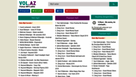 What Mp3.vol.az website looked like in 2023 (1 year ago)