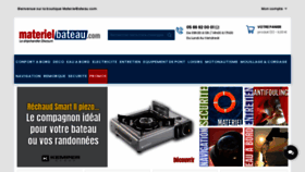 What Materielbateau.com website looked like in 2023 (1 year ago)