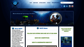 What Marinetech.org website looked like in 2023 (1 year ago)