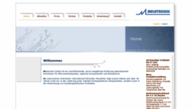 What Melatronik.de website looked like in 2023 (1 year ago)