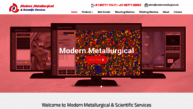 What Modernmetallurgical.com website looked like in 2023 (1 year ago)