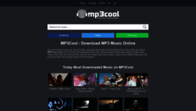What Mp3cool.org website looked like in 2023 (1 year ago)