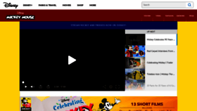 What Mickey.com website looked like in 2023 (1 year ago)