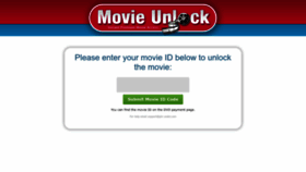 What Movieunlock.com website looked like in 2023 (1 year ago)