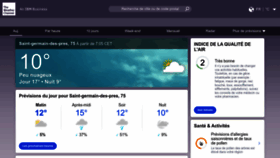 What Meteo123.com website looked like in 2023 (1 year ago)