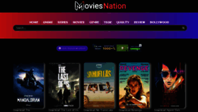 What Moviesnation.vip website looked like in 2023 (1 year ago)
