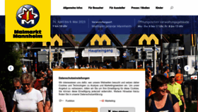 What Maimarkt.de website looked like in 2023 (1 year ago)