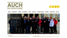 What Mairie-auch.fr website looked like in 2023 (1 year ago)