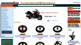 What Motopartsmax.com website looked like in 2023 (1 year ago)