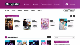 What Mangastic9.com website looked like in 2023 (1 year ago)