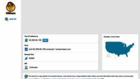What Myip.com website looked like in 2023 (2 years ago)
